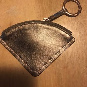 Anthropologie Coin purse key chain